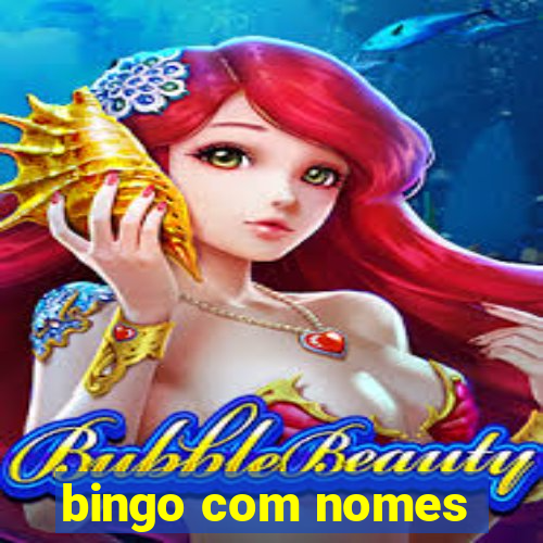 bingo com nomes